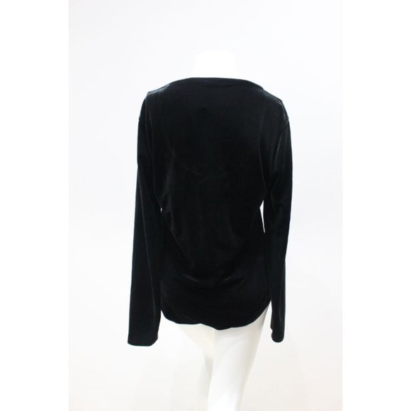 J Crew Mercantile long sleeve bodysuit velour L - Picture 3 of 8